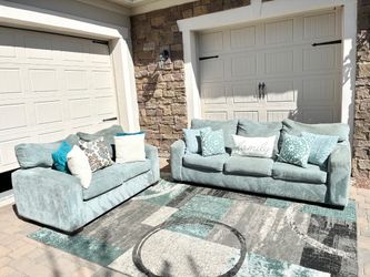Couch and Loveseat Set