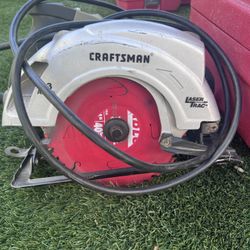 Craftsman Laser Trac 7 1/4" Circular Saw, # (contact info removed)0, Corded 13 Amp, Work Light