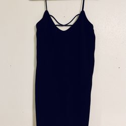MANGO Black Slip Dress - Size XS