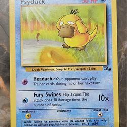 Pokemon Fossil Set Psyduck 