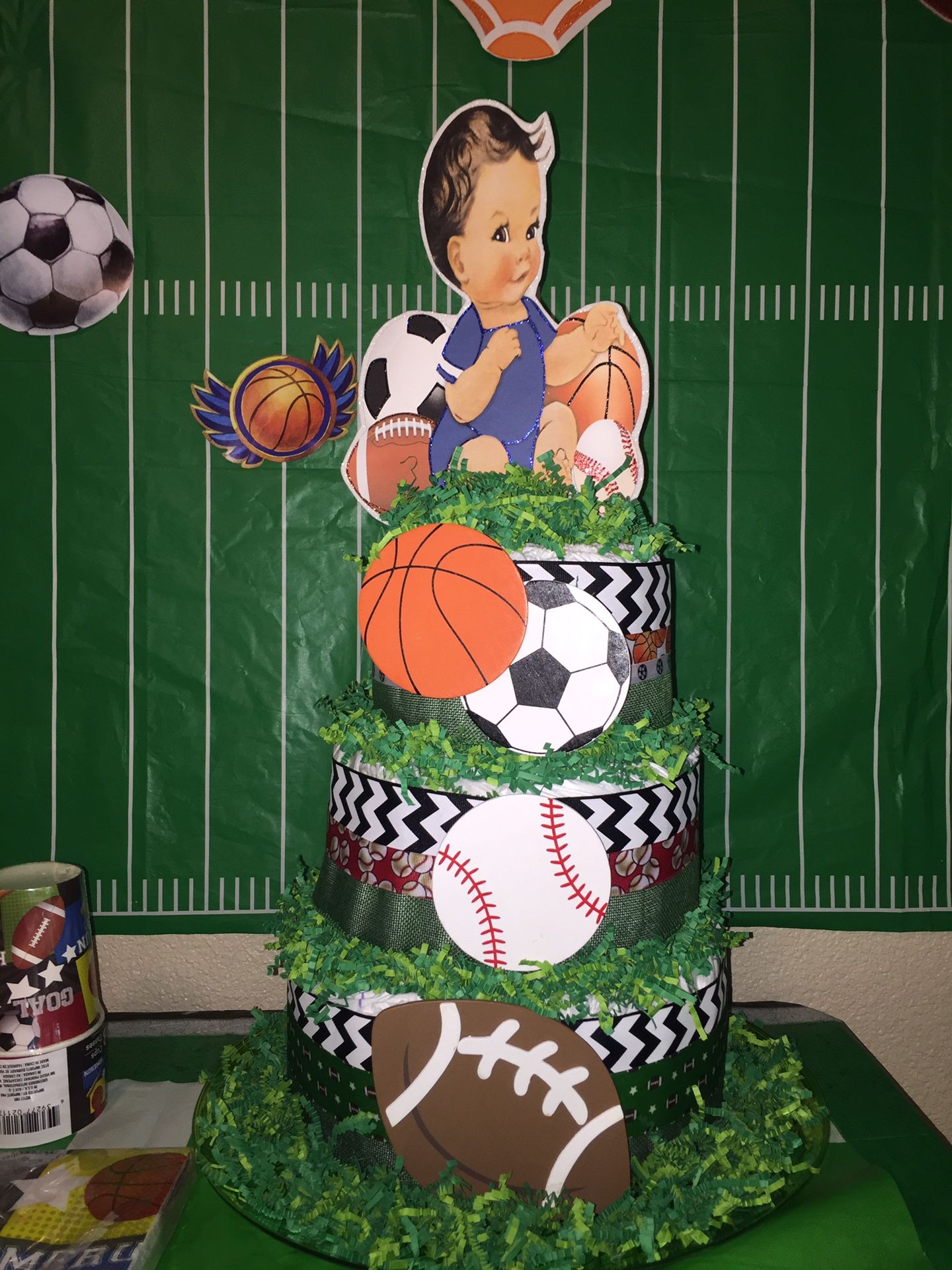 Sports Theme Birthday/ Baby Shower Party Decorations