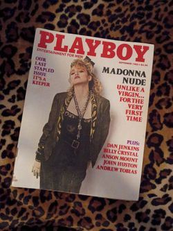 1985 MADONNA PLAYBOY - CLASSIC. LAST STAPLED ISSUE.