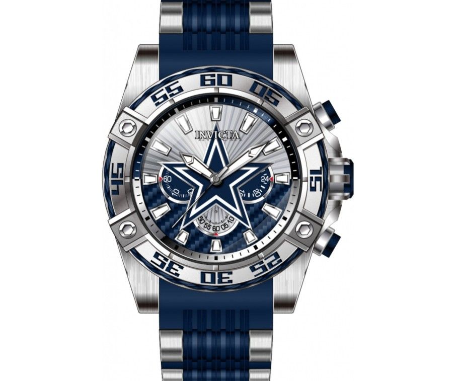 Official NFL Dallas Cowboys Invicta 52mm Men's Watch