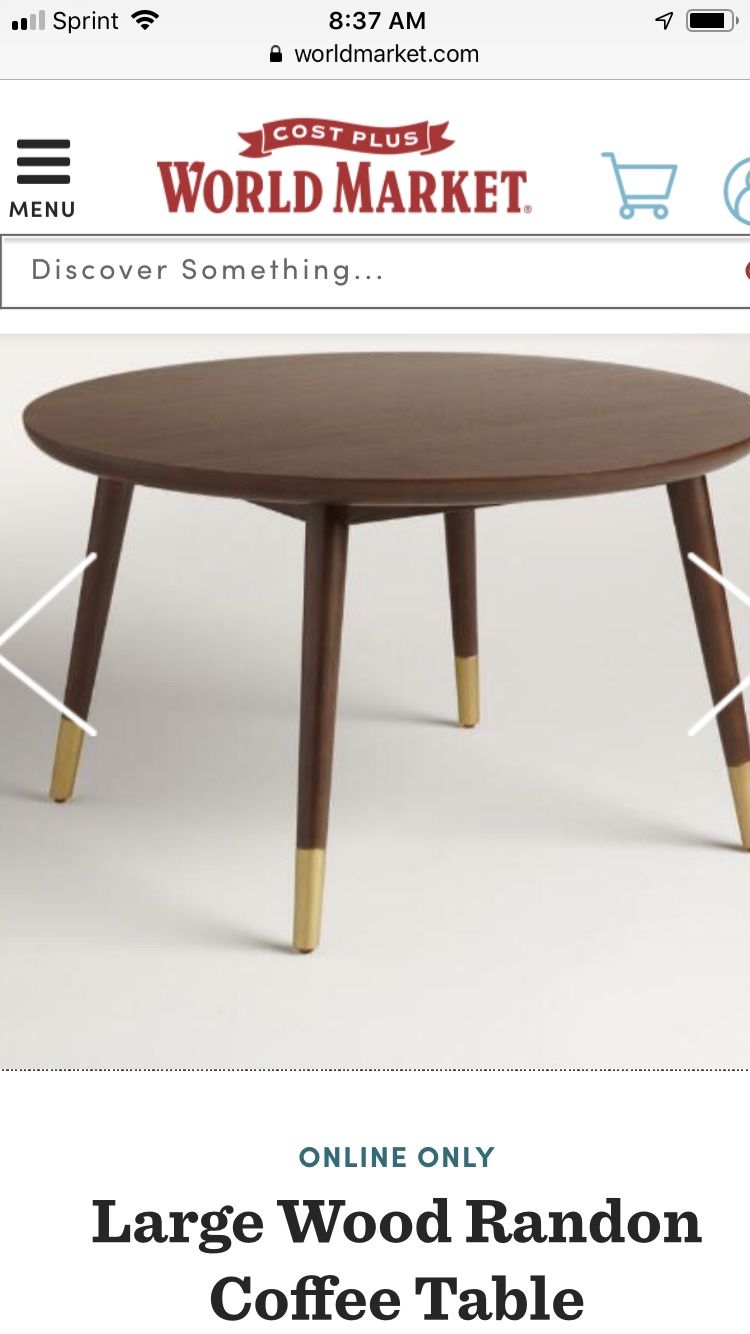 Coffee & end tables, world market, mid-century modern
