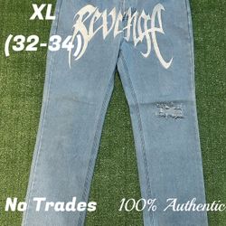 Size XL 32-34 Men’s Revenge Distressed Denim Jean