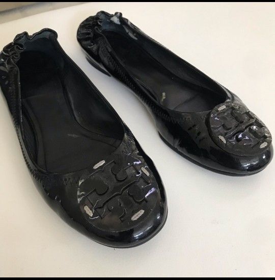 Tory Burch Leather Flats 6.5