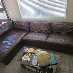 Leather couch