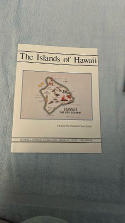 The Island Of Hawaii Charted For Counted Cross Stitch Booklet