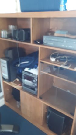 Free entertainment center no electronics