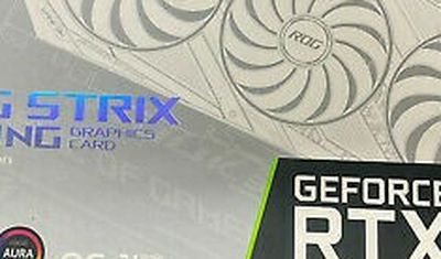 ASUS GeForce RTX 3090 OC Strix White Edition Graphics 


