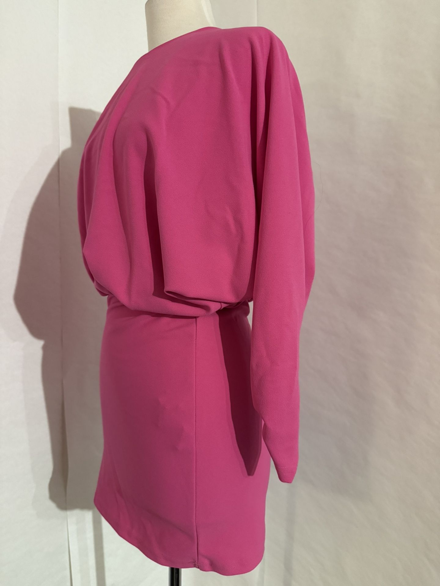 Pink Short Dress - Open Back