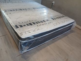 $199 Queen pillow top mattress only brand new free delivery same day