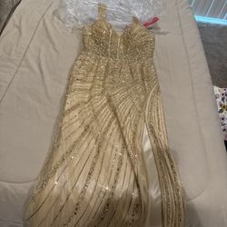 Gold Dress
