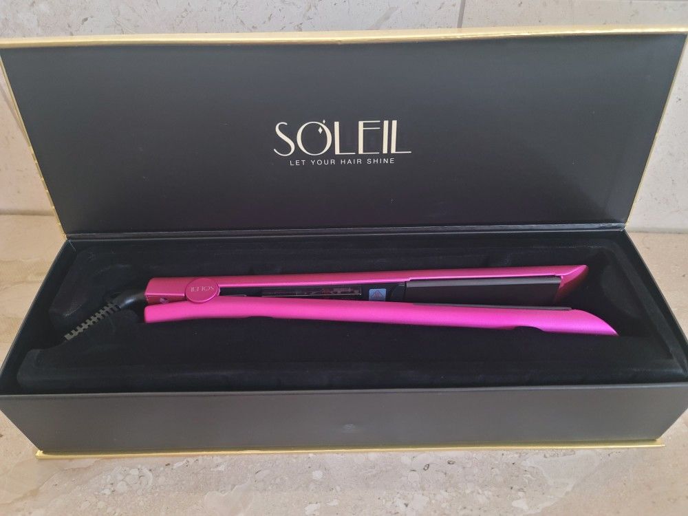 Soleil Hair Straightener Metallic Pink