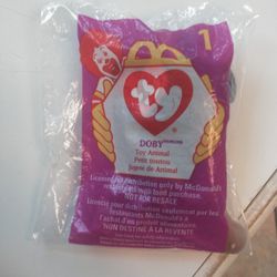 McDonald's #1 Tiny Ty Doll Still In Wrapping Doby