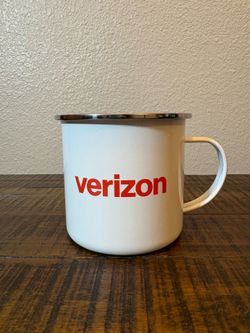 NEW Verizon White Mug