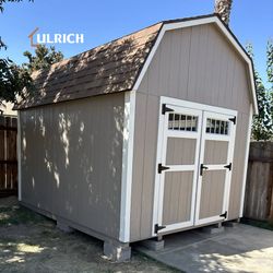 10x12 Barn Shed, Gambrel Roof