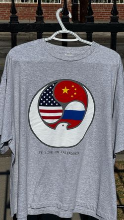 Ye Live In California Gray Tee