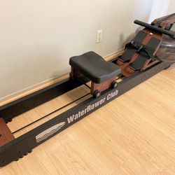 WaterRower CLUB Wood Row Machine w/ S4 Exercise Gym Rowing Fitness Training Trainer Crossfit