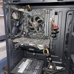 Mini ATX gaming pc Keyboard and monitor 