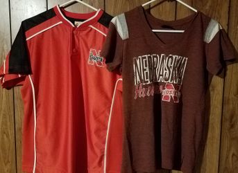 Nebraska Shirts Clean Sizes Large to Xlarge size $5.00 each