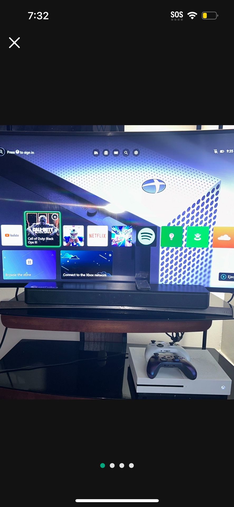 Xbox,Samsung curved Tv and Soundbar lmk offers‼️
