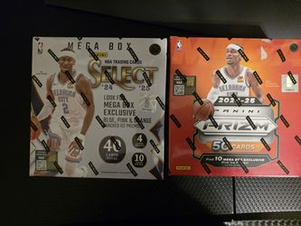 NBA 2024 - 2025 Mega Select And Prizm Boxes