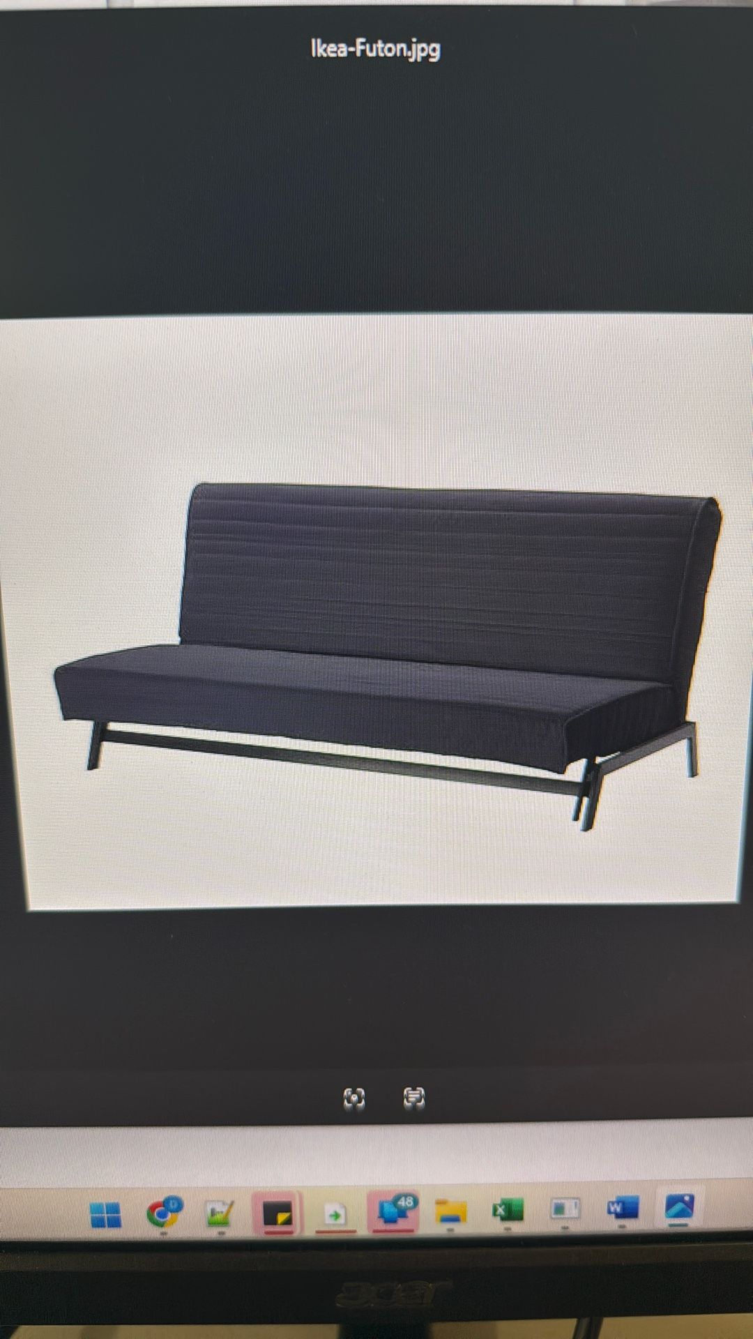 Ikea Karlaby Sofa/Bed.