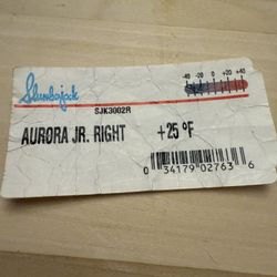 slumberjack aurora jr right 25 Degrees 