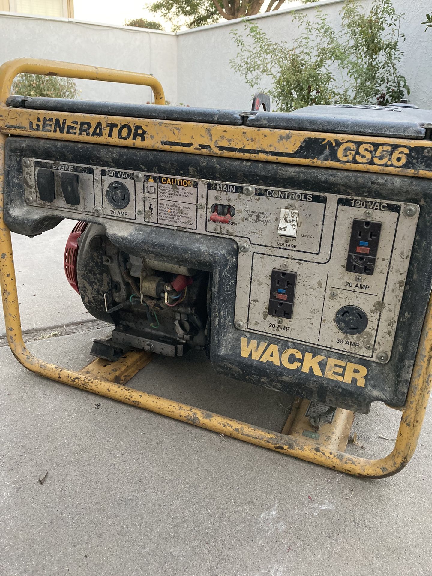 Wacker 5.6k Generator 