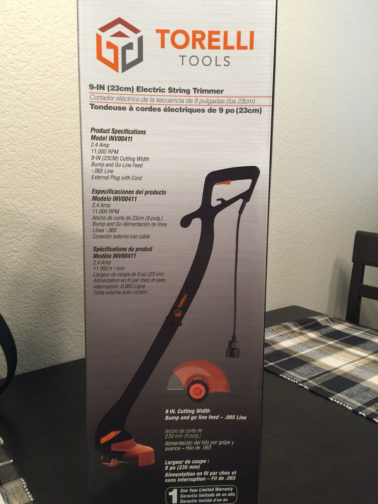 Torelli 9" Electric String Trimmer
