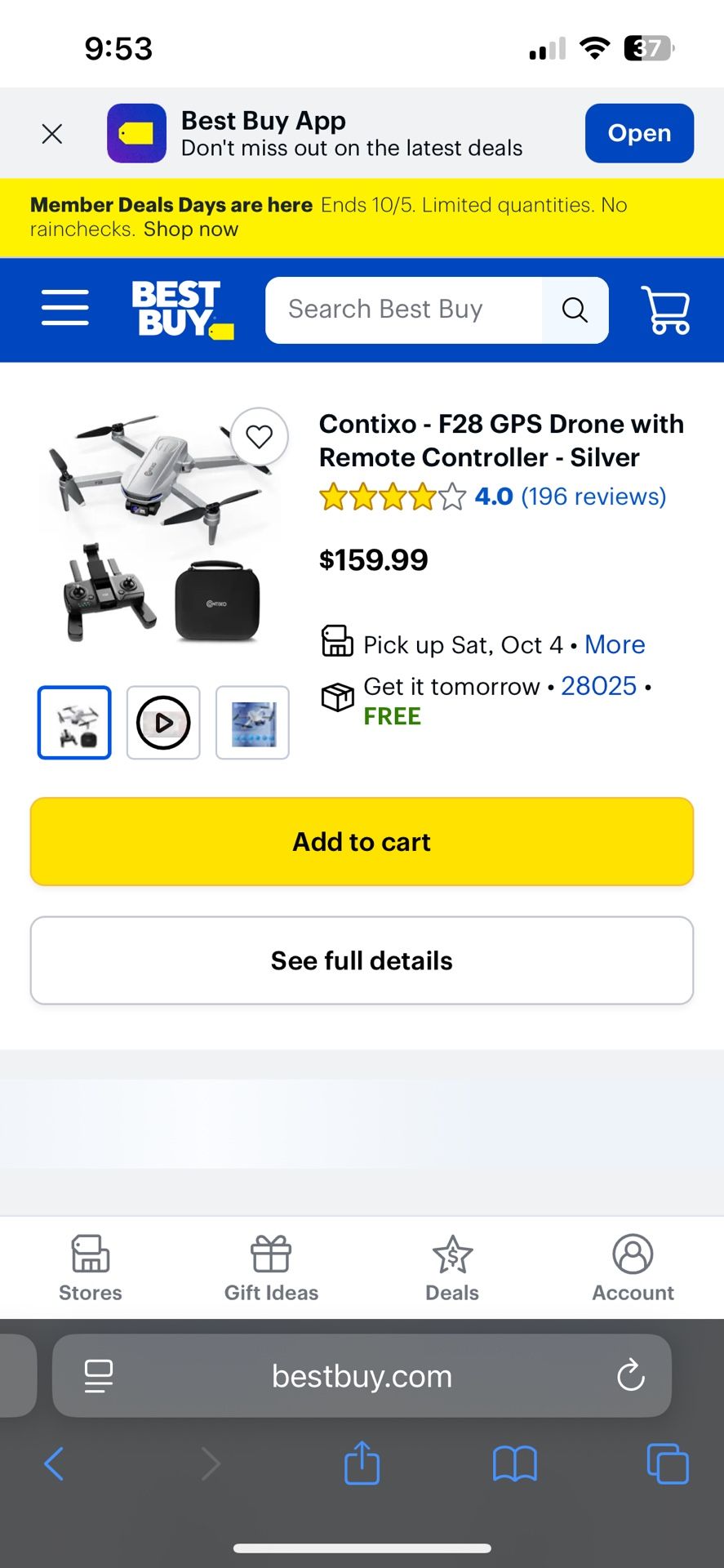 Contixo Drone With Camera