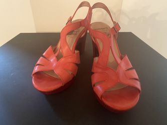 Beautiful Red Sandal Heels