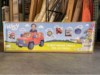 Bluey 12 Volt Heeler Family Ride On Jeep Brand New In Box