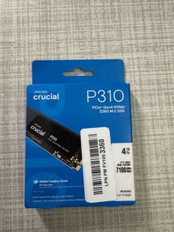 4TB ssd Crucial P310 gen 4 NVMe
