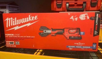 Milwaukee M18 18-Volt Lithium-Ion Cordless Cable Cutter With Steel Jaws with(1) 2.0Ah Battery, Charger, Tool Bag