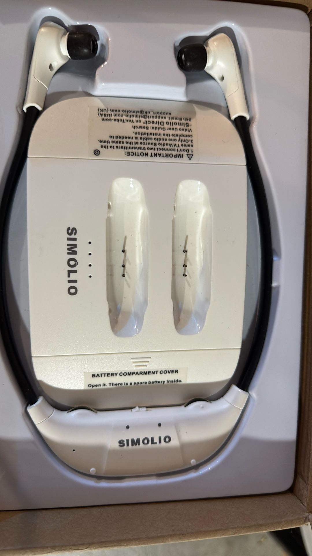 SIMOLIO Replacement TV Headphones