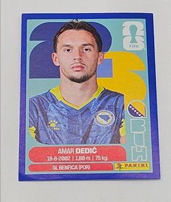 BIH 3 BLUE FIFA WORLD CUP 2026 STICKERS FIGURITAS BARAJITA