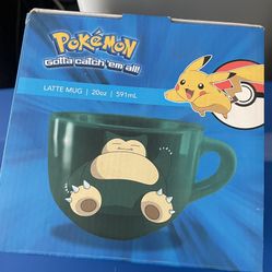 Pokemon Snorlax Latte Mug