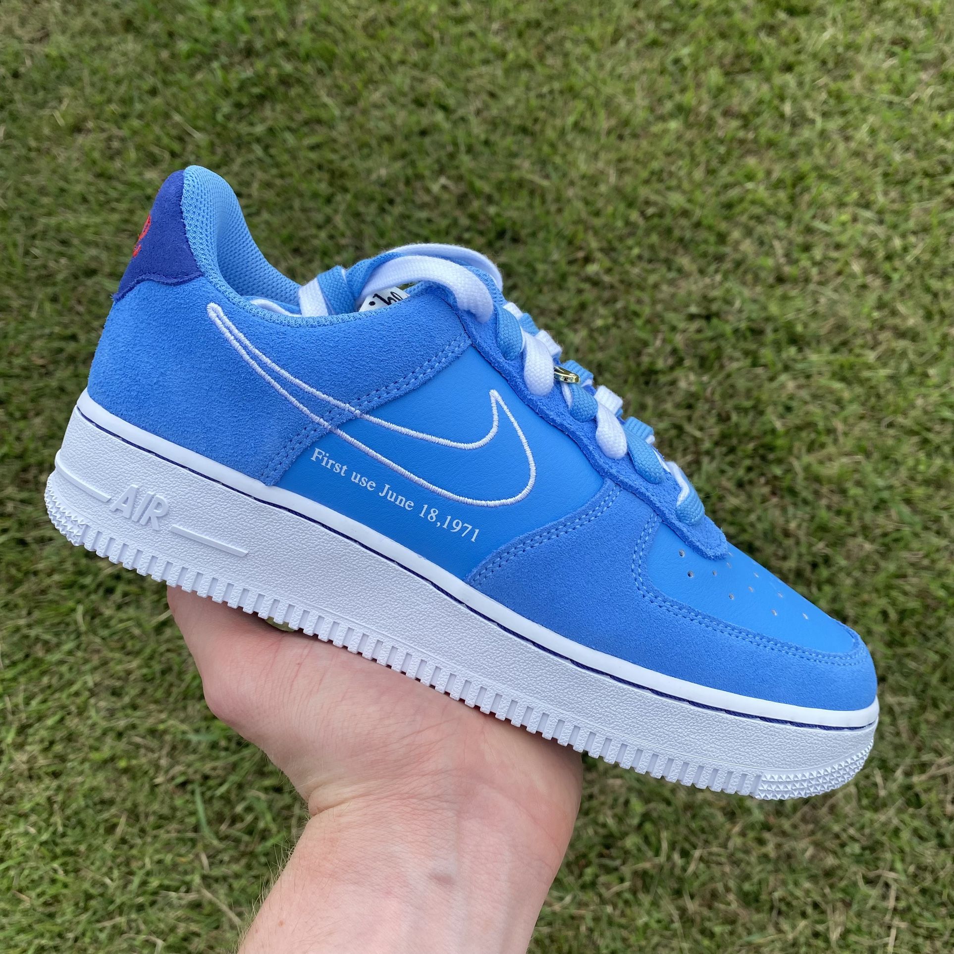 Nike Air Force 1 Low '07 First Use University Blue DB3597-400 Men's US Size 6.5