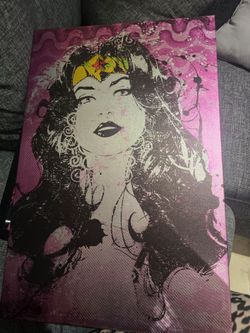 Wonder women canvas