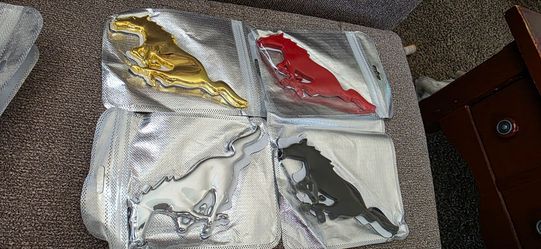 Mustang badge 6" for grille or fender see all sold separately SHIPPING AVAILABLE