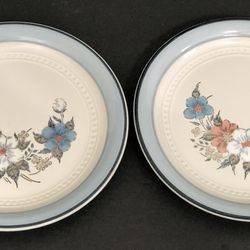 Crowning Fashion Johann Haviland Blue Bouquet 7.75” Salad Plates Set of 2