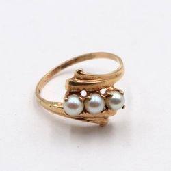 14k Tahitian Pearl Ring 