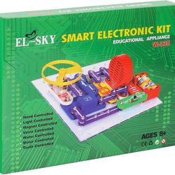 ELSKY 335 Electronics Discovery Kit - Circuits Experiments and Smart Blocks for Kids to Build DIY Electric Circuits,