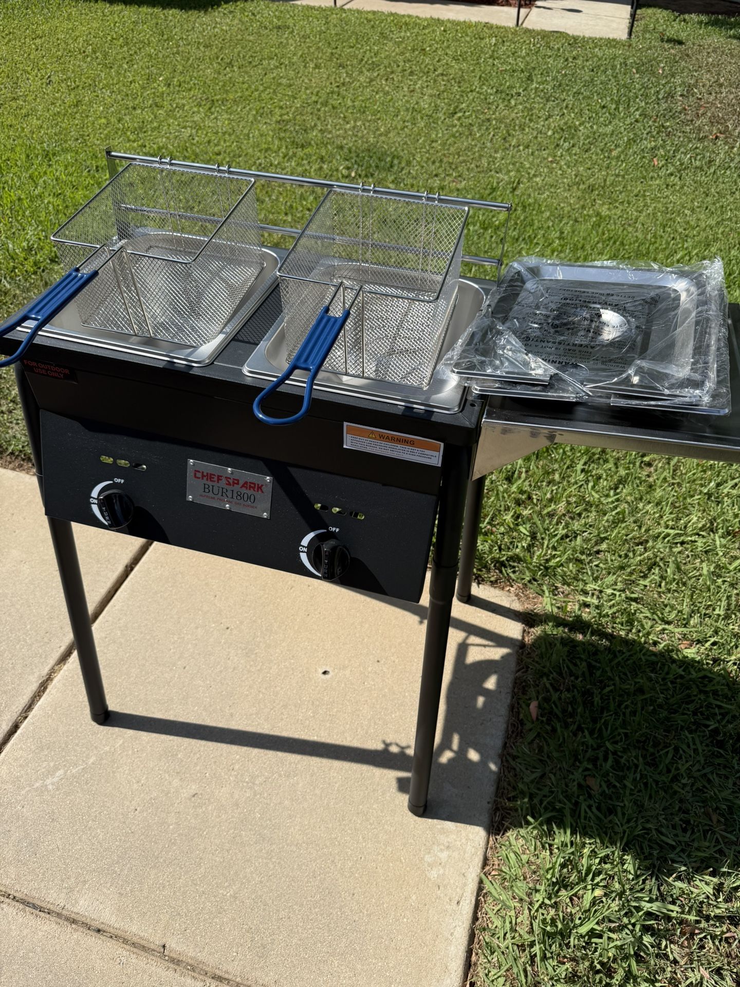Double Basket Deep Fryer