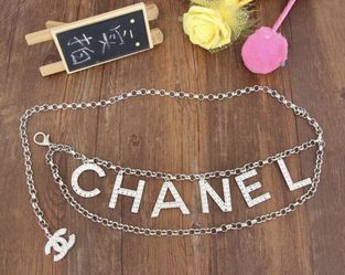 Silver or Gold Chain belt