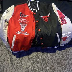 Bulls Varsity Jacket Size Large 