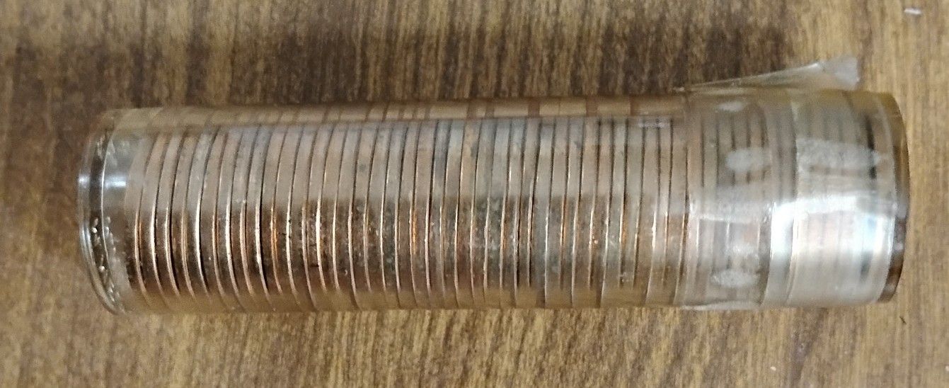 1963 USA America Uncirculated Lincoln Wheat Penny Cent One Roll Coins