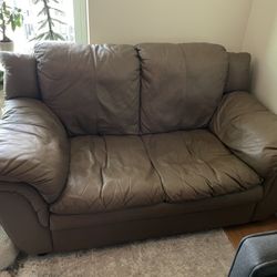 Leather Couch 